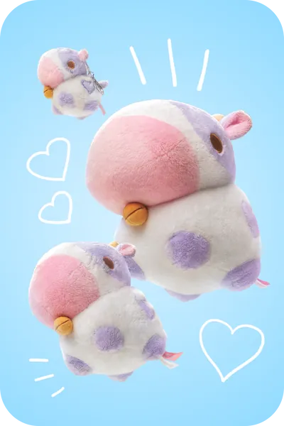 Buster the Lavender Cow | Regular 12"