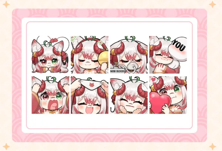 ♡6 Emotes + 1 Animated♡
