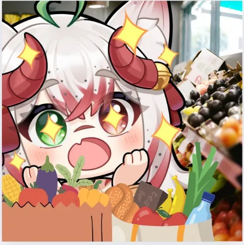Groceries for straw :>