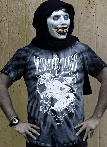 MonsterFucker Smoke Tie Dye Shirt | Large