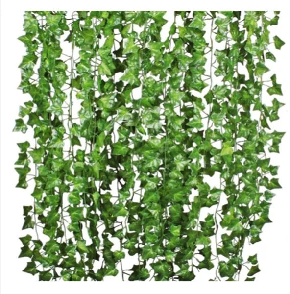 Amazon.com: Artiflr 84Feet 12 Strands Artificial Flowers Greenery Fake Hanging Vine Plants Leaf Garland Hanging for Wedding Party Garden Outdoor Office Wall Decoration : Home & Kitchen