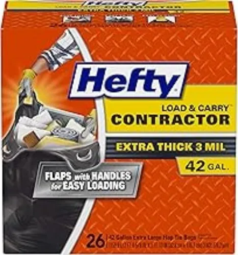 42 gallon, 26 count Heavy Duty Trash Bag