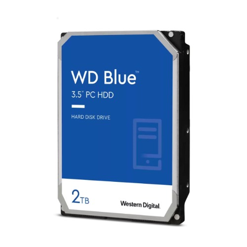 Western Digital 2TB WD Blue PC Hard Drive - 7200 RPM Class, SATA 6 Gb/s, 256 MB Cache, 3.5" - WD20EZBX