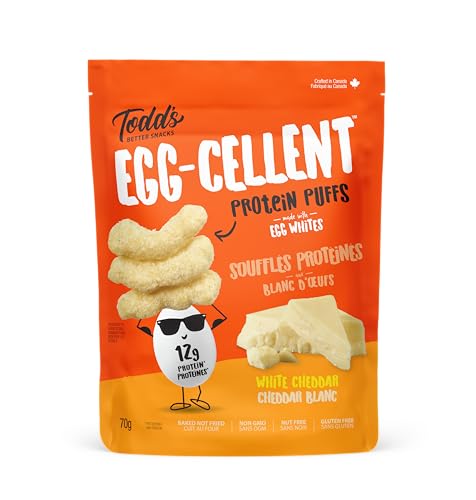 TODD'S PROTEIN CRISPS White Cheddar, 70 Grams