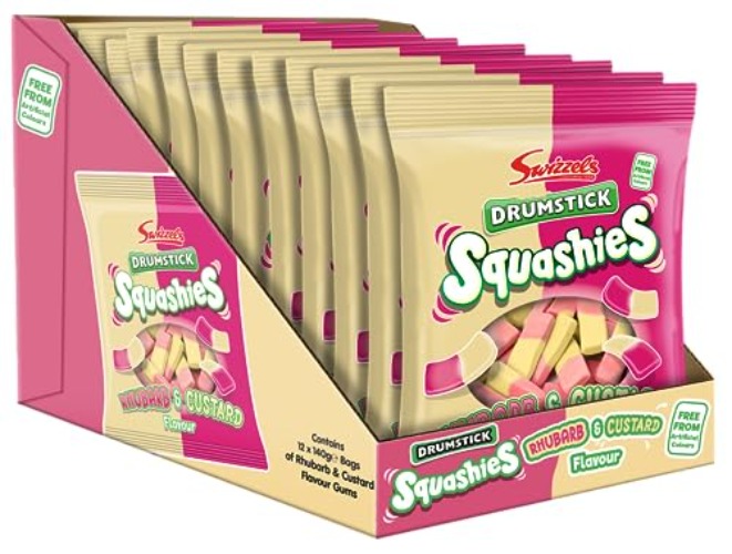 Squashies - Rhubarb & Custard Flavour