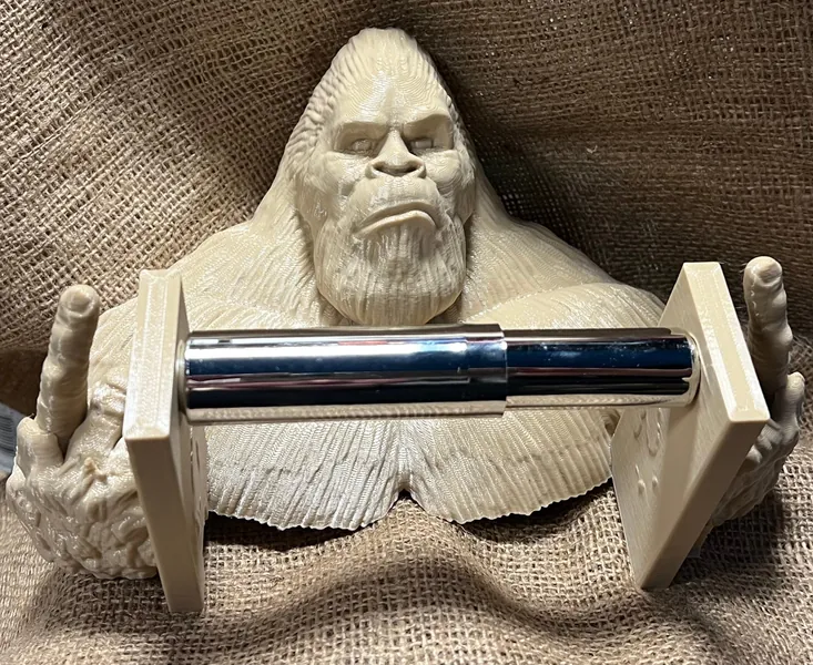 Bigfoot Toilet Paper Holder Sasquatch Yeti