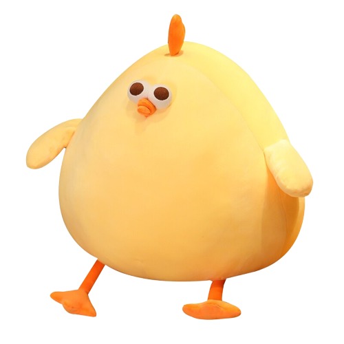 Chunky Chicken Plushies (3 Sizes) - Yellow Chick / 9" / 25cm