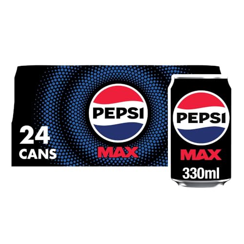 Pepsi Max No Sugar Cola Cans 24 x 330ml - Max