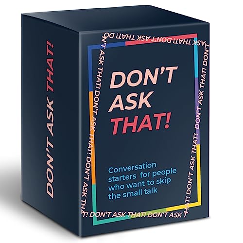 da Vinci's Room Don't Ask That - 150 Fun Conversation Cards for Couples, Families, Adults and Mature Teens That Skip The Icebreakers | Conversation Starters, Question Games, Game of Questions