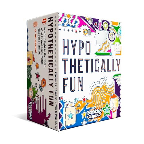 Breaking Games Hypothetically Fun - an Icebreaker Card Game, 350 Thought-Provoking Questions for Deeper Connections & Endless Laughs - Perfect for Game Night & Gatherings, Ages 17+