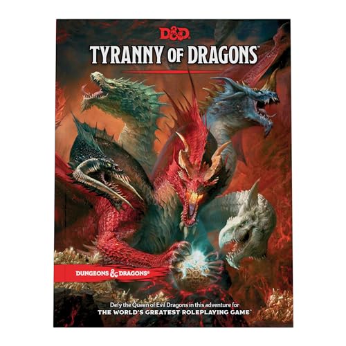 Tyranny of Dragons (D&D Adventure Book combines Hoard of the Dragon Queen + The Rise of Tiamat) (Dungeons & Dragons) - Physical Book