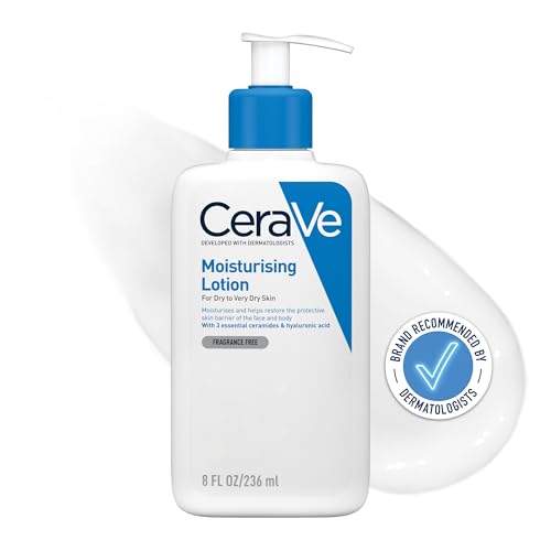 CeraVe Moisturising Lotion for Dry to Very Dry Skin 473 ml with Hyaluronic Acid and 3 Essential Ceramides
