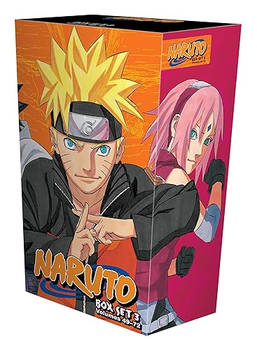 Naruto Box Set 3: Volumes 49-72 with Premium (3) (Naruto Box Sets)