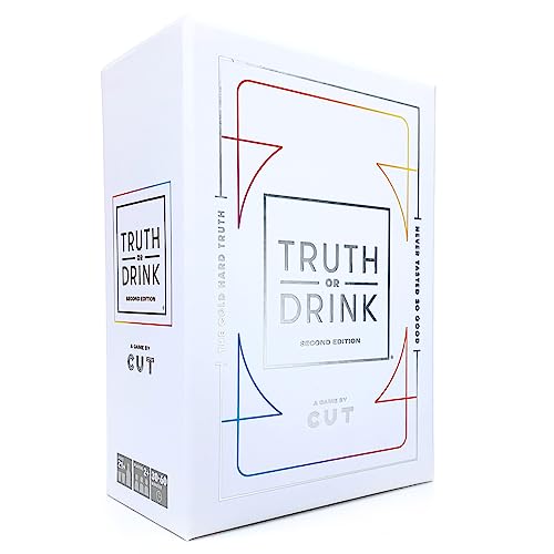 Truth or Drink: The Card Game by Cut – Learn More Than You Should! Hilarious & Personal Questions, Famed Social Media Game for Party & Game Night (400+ Conversation Starters) - Tod: Original