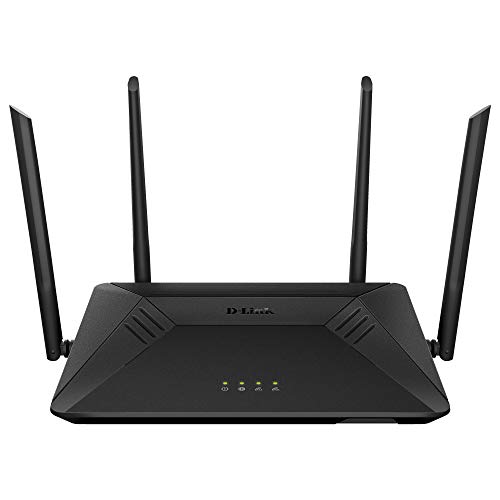 D-Link WiFi Router, AC1750 Wireless Internet for Home Gigabit Streaming & Gaming Smart Dual Band MU-MIMO Parental Controls QoS (DIR-867-US), Black - AC1750 1-Pk Router