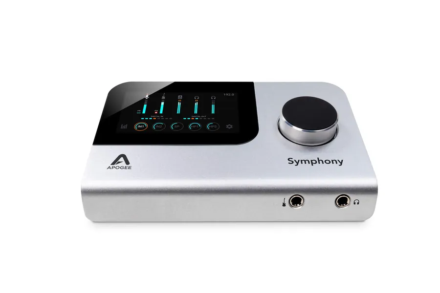 Apogee Symphony Desktop - Pro Audio Interface with Touch-Screen Display, Headphone Amp with Phantom Power for Recording, Live-Stream & Podcast, works with Mac, PC, iPhone, and iPad - 