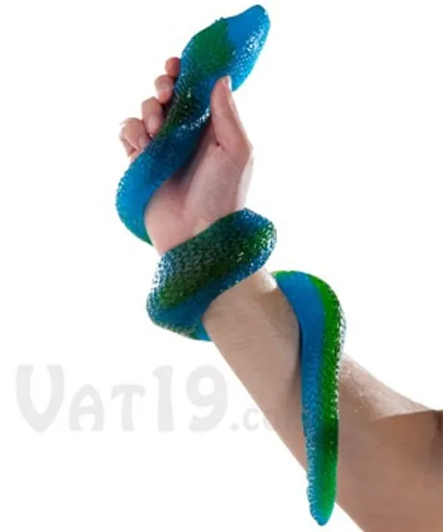 Giant Gummy Snake: Two-toned candy snake is over 2 feet long.