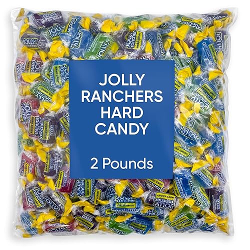 Jolly RanchersAssorted Fruit Flavored Hard Candy - 2 Pounds Of Approx 150 Hard Candy Individually Wrapped -Bulk Jolly RanchersMix - 2 Pounds
