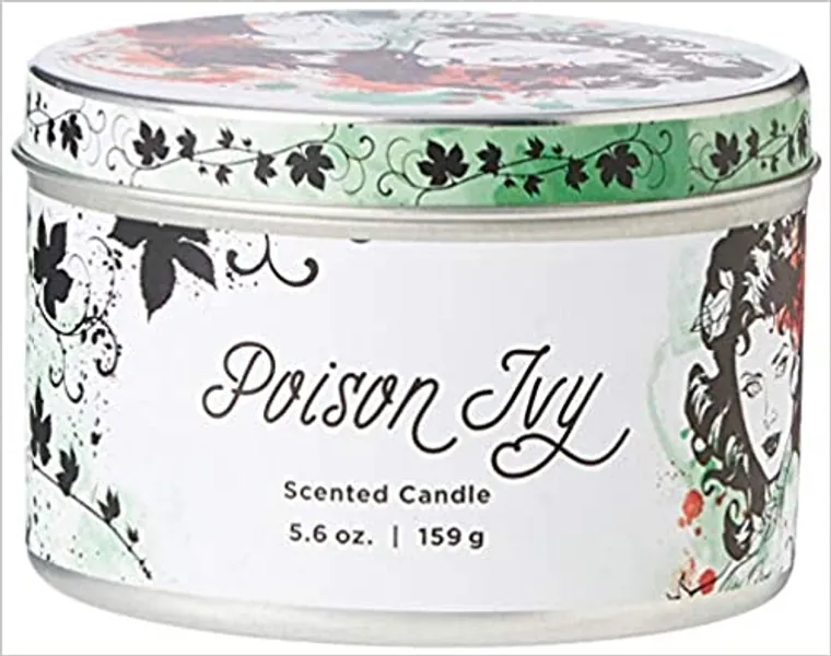 DC Comics: Poison Ivy Scented Candle: 5.6 oz: Large, Corriander - 