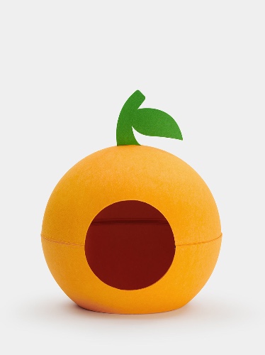 Tangerine Felt Pet Bed | Default Title