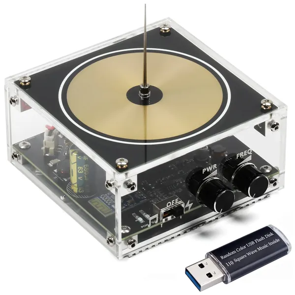 Joytech Bluetooth Music Tesla Coil Arc Plasma Loudspeaker Wireless Transmission Experiment Desktop Toy Model SSTC SS02 - 