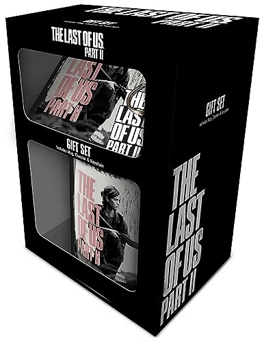 Pyramid International Playstation Mug, Coaster and Keyring Gift Set in Presentation Gift Box (The Last of Us Design) 11oz Ceramic Coffee Mug, Gifts for Women and Men - Official Merchandise