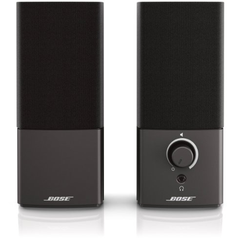 Bose Companion 2 Series III Multimedia Speakers - for PC (with 3.5mm AUX & PC Input) Black - Black