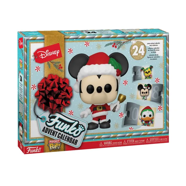 Funko POP Christmas Advent Calendar 2022: Disney Classic With 24 Days of Surprise Pocket POP! Figurine Toys Ideal Holiday Advent Calendar Xmas Surprise Gift for Girls,Boys & Kids 62092