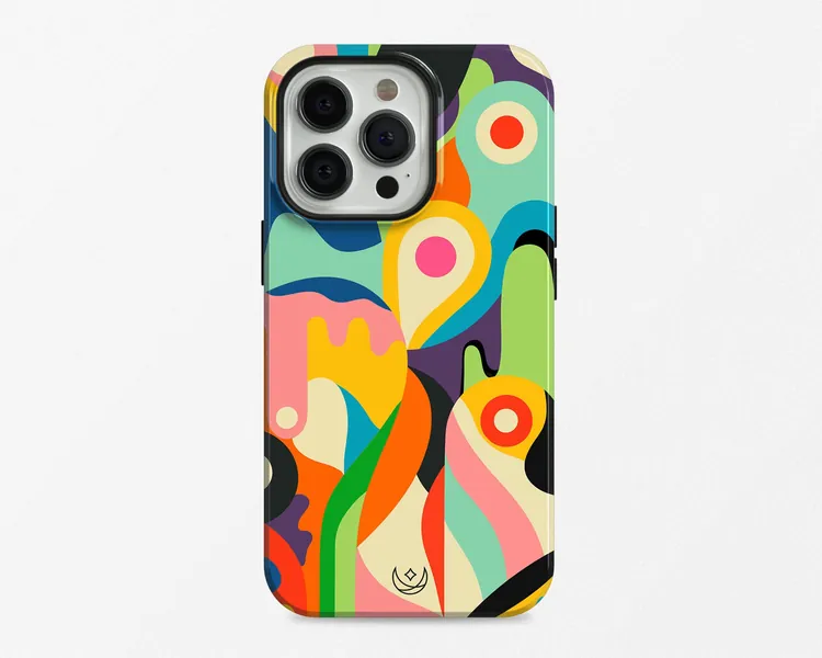 Retro Graffiti Vintage 70s Phone Case for iPhone 13 Pro 12 11 Xr Xs SE 2020 8 fit Samsung S22 S21 S20 FE S10 A51 Pixel 5 4A Tough Snap Cover
