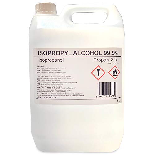 Sanitirex Protect Isopropyl Alcohol 99.9% Isopropanol Pure 5 Litre 5L propan 2 ol IPA (5L)