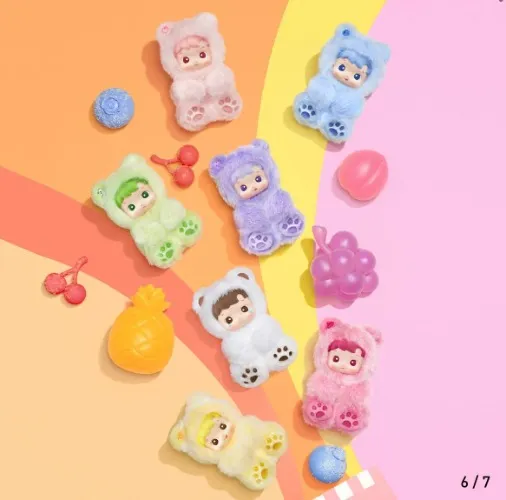 Hacipupu Gummy Plush Keychain Blindbox