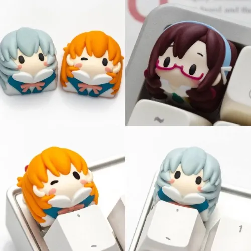 Evangelion girlies keycaps!!