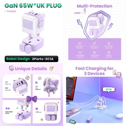 Robot multi USB socket plug~