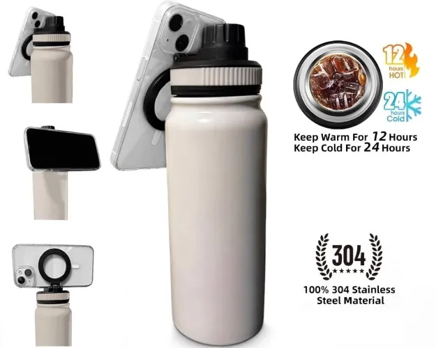 [For Travel Use] Water Bottle with Magsafe stand