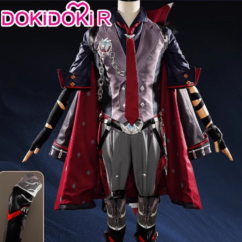 【S/M Ready For Ship】【Size S-2XL】DokiDoki-R Game Genshin Impact Cosplay Wriothesley Costume Fontaine | 2XL-Order Processing Time Refer to Description Page