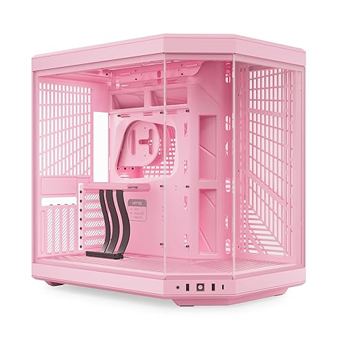 HYTE Y70 Mid-Tower ATX Gaming PC Desktop Case - Strawberry Milk