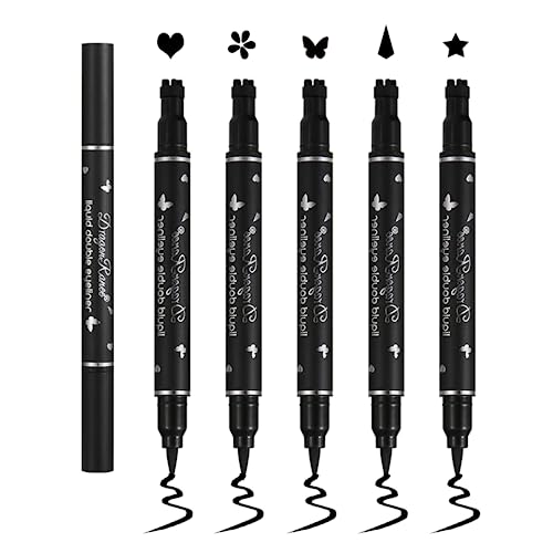 5 Piece Liquid Eyeliner Stamp Set