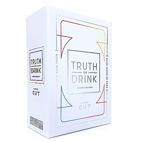 Truth or Drink Card Game by Cut - Hilarious & Personal 400+ Question Game for Parties - Tod: Original