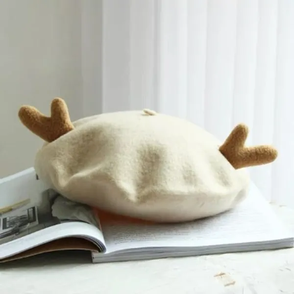 Wool Berets Hat Beret Hat for Women Girl Kid Christmas Gift | Etsy