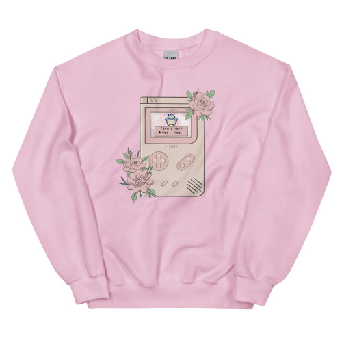 Take a Nap? | Unisex Sweatshirt | Pokemon | Light Pink / L