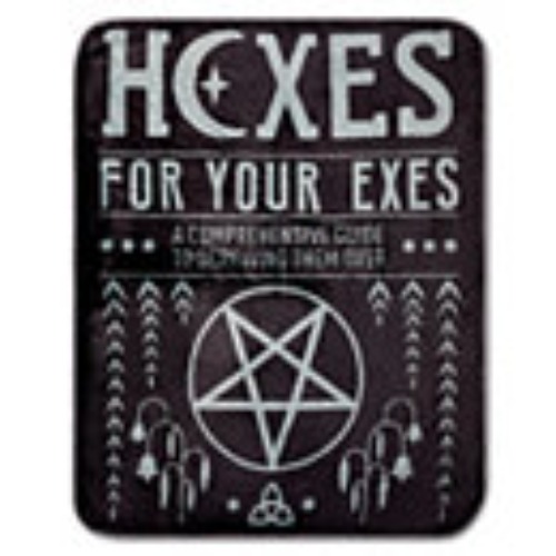 Hexes for Your Exes Sherpa Fleece Blanket - Spencer's