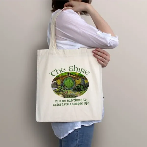 Lord of the Rings Tote Bag the Shire It is No Bad Thing to | Etsy