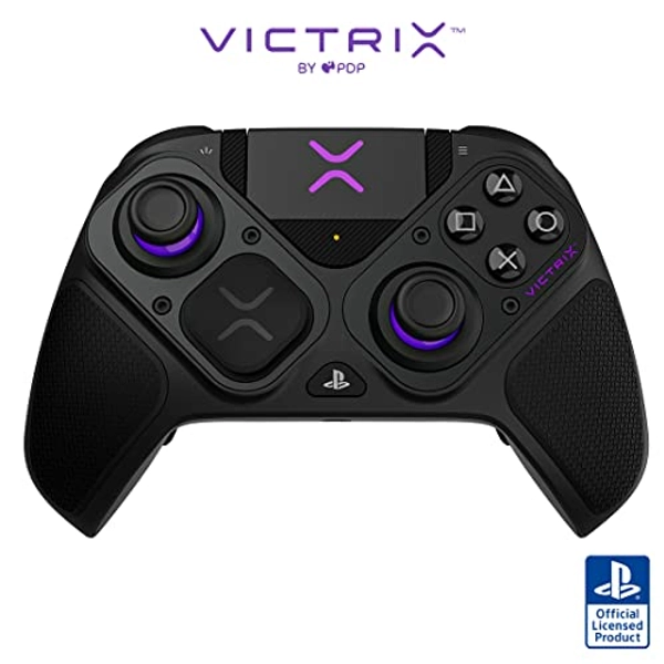 Victrix Pro BFG Wireless Gaming Controller for Playstation 5 / PS5 - Wired or Wireless Power, Mappable Back Buttons, Customizable Triggers/Paddles, App Support (PC)