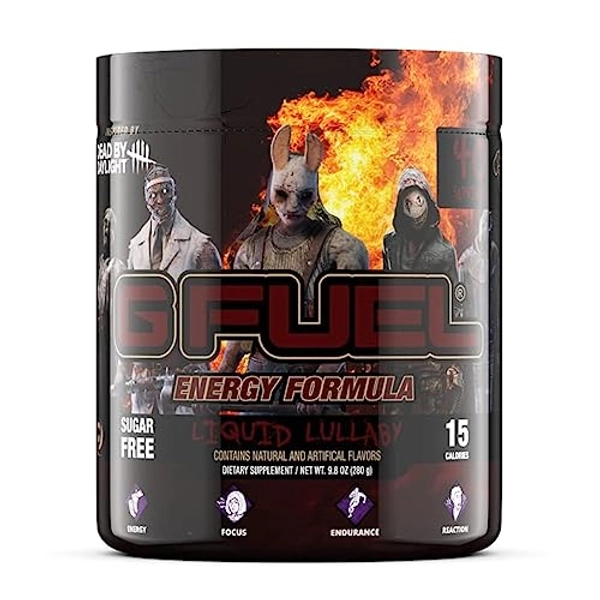 G Fuel Caramel Apple Flavored Game Changing Elite Energy Powder Inspired by Dead by Daylight, Sharpens Mental Focus and Cognitive Function, Zero Sugar, Supports Immunity and Mood 9.8 oz (40 servings)