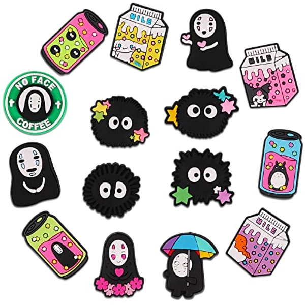 16Pcs Anime Shoe Charms Cute Cartoon PVC Shoe Decoration Accessories for Kids Girls Boys Party Favors Supplies Birthday Gifts