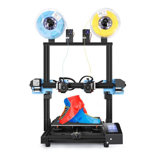 Sovol 3D SV04 IDEX 3D Printer, Independent Dual Extruder 3D Printer with All Metal Direct Drive 32-bit Silent Motherboard Auto Leveling, Larger Build Volume 300 x 300 x 400mm