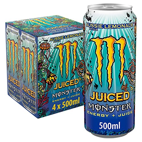 Monster Energy Aussie Style Lemonade, 4 x 500 ml