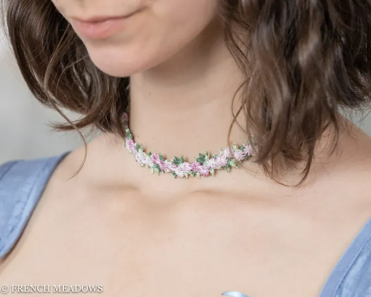 Floral Faerie Choker Necklace