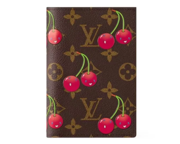 Louis Vuitton x Takashi Murakami Cherry Passport Cover
