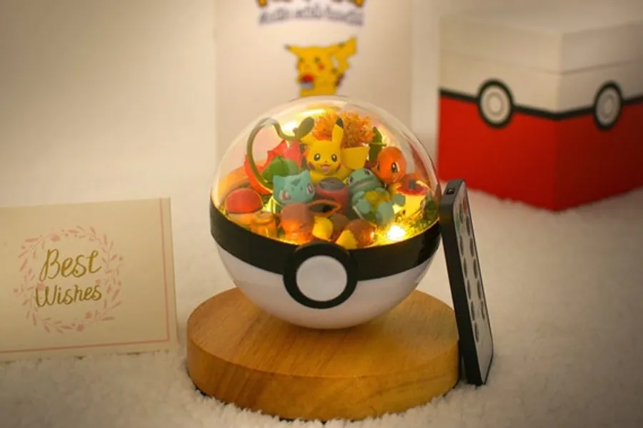 Pokemon Terrarium Gifts for Him Pikachu Squirtle Charmander | Etsy
